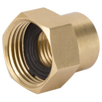 Landscapers Select GHADTRS-5 Hose Connector, 1/2 x 3/4 in, FNPT x FNH,