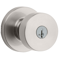 KNOB ENTRY RND K4 SATIN NICKEL