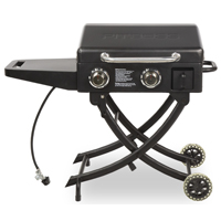 GRIDDLE GAS 2-BNR BLK 320SQ IN