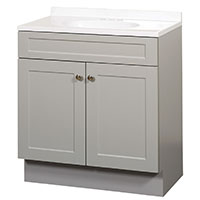 VANITY COMBO SHAKER GRAY 30IN