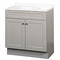 VANITY COMBO SHAKER GRAY 36IN