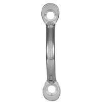 National Hardware N100-362 Rope Loop, 1-11/16 in L x 5/16 in W x 5/8 in H Dimensions, Stainless Stee