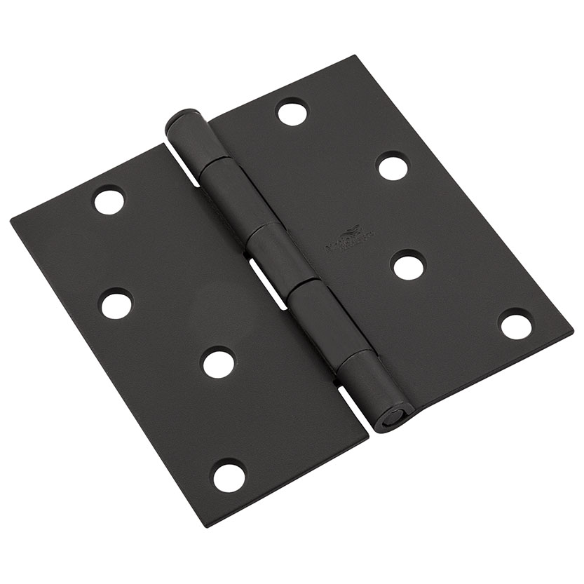 HINGE DOOR BLACK 512 4IN