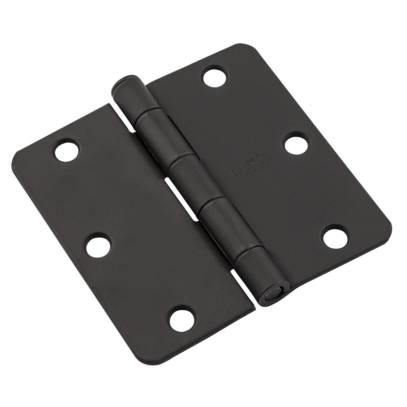 HINGE DOOR BLK 512RC 3-1/2IN