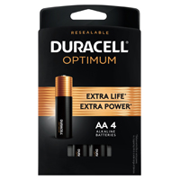 BATTERIES OPTIMUM AA 4 PK