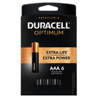 DURACELL 32641 Optimum Battery, 1.5 V Battery, AAA Battery, Alkaline