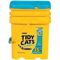 Tidy Cats Instant Action 7023010785 Cat Litter, 35 lb Capacity, Gray/Tan,