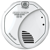 FIRST ALERT 1039828 Fire and Smoke Detector, AA Alkaline Battery, Photo, Ion