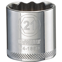 DEW-DWMT74186OSP 3/8 SOCKET 21MM