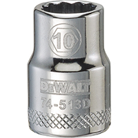 DEW-DWMT74513OSP 3/8 SOCKET 10MM