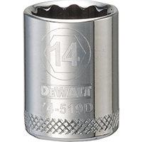 DEW-DWMT74519OSP 3/8 SOCKET 14MM