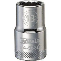 DEW-DWMT74568OSP 1/2 SOCKET 13MM