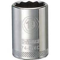 DEW-DWMT74576OSP 1/2 SOCKET 19MM