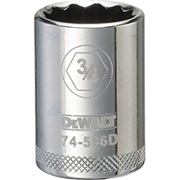 DEW-DWMT74586OSP 1/2 SOCKET 3/4