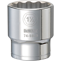SOCKET - 3/4 DRIVE 12PT 1-1/2"
