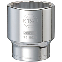 SOCKET - 3/4 DRIVE 12PT 1-5/8"