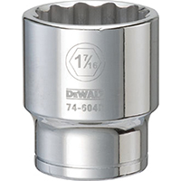 SOCKET 3/4DRIVE 12PT 1-7/16IN