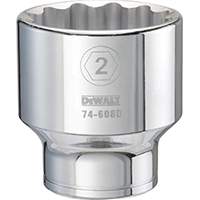 SOCKET - 3/4 DRIVE 12PT 2"