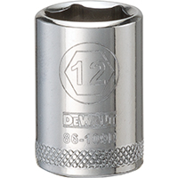 DEW-DWMT86109OSP 1/4 SOCKET 12MM