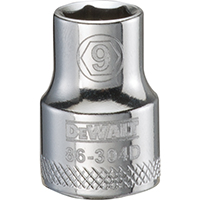 SOCKET 3/8 DRIVE 6PT 9MM