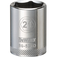 DEW-DWMT86521OSP 1/2 SOCKET 21MM