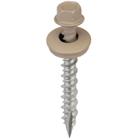 SCRW MTL BLDG M-W TAUPE 9X1.5