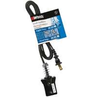 CORD APPLIANCE 18/2X6FT BLACK