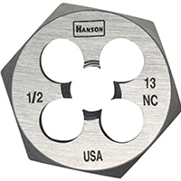 DIE HEXAGON 9/16IN-18NF STEEL