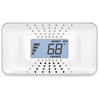 FIRST ALERT 1039753 Carbon Monoxide Alarm with Temperature Digital Display,