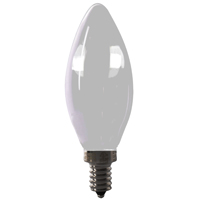 Feit Electric BPCTF40950CAFIL/2 LED Light Bulb, Decorative, 40 W Equivalent,