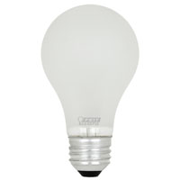 Feit Electric 75A/RS/TF-130 Incandescent Lamp; 75 W; A19 Lamp; Medium E26