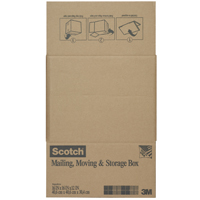 Scotch 8016.2FB Folded Box, L, Brown