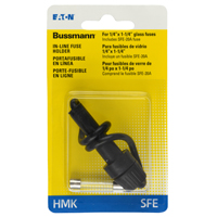 Bussmann BP/HMK-RP Fuse Holder, 30 A, 12 -Fuse, Black, For: 1/4 in Dia Glass