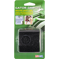 INCOM Gator Grip RE172 Safety Grit Tape, 5 ft L, 2 in W, PVC Backing, Black
