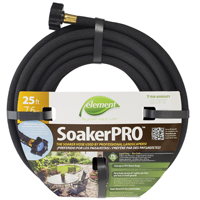 SWAN ELSP38025 Soaker Hose, 25 ft L, Rubber, Black