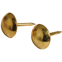 NAIL FURN ROUND LG BRASS