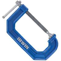 IRWIN 225102ZR C-Clamp, 900 lb Clamping, 1-5/16 in D Throat, Steel