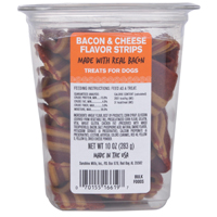 STRIPS BACON/CHEESE FLAVOR