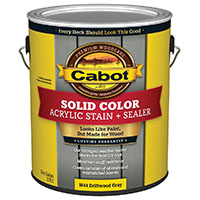 CABOT-STAIN SOLID ACR EX GRAY-GL