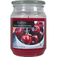 18OZ JAR CANDLE BLK CHERRIES
