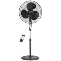 PowerZone SP2-18ARY Stand Fan, 120 V, 0.54 A, 90 deg Sweep, 18 in Dia Blade,