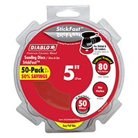 DIABLO 5IN ROS DISC 80G 50PK