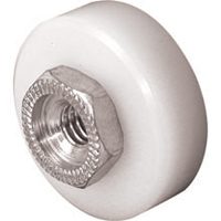 Prime-Line B 629 Door Roller, 1/4 in ID x 3/4 in OD Dia Roller, 1/4 in W