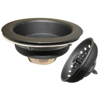 KITCHEN SINK STRAINER BLACK