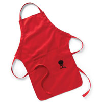 APRON RED ONE-SIZE-FITS-MOST