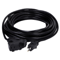 CORD EXTN BLK 14/3 SJTOW 100FT