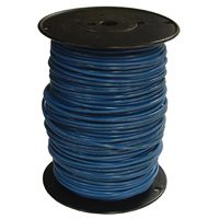 WIRE BLDG 10STR THHN 500FT BLU