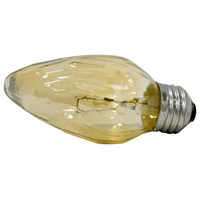 13986 AMBER FLAME BULB 40W 2CD