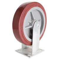 RED RIGID CASTER 2X8IN 750LB