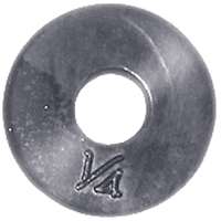 BOX 15- 1/4 FLAT WASHER QTY 24